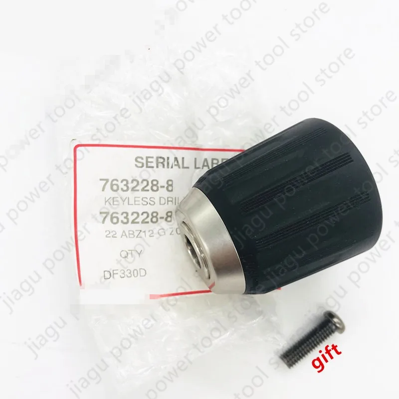 

Original 763228-8 0-10mm 3/8"-24UNF Keyless Impact Drill Chuck replace For MAKITA DF330D FD02W AD02W DF331D DF330DWE 766007-3