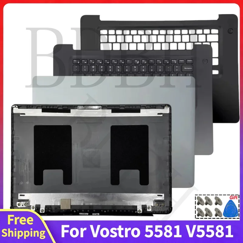 For Vostro 5581 V5581 New Replace Laptop Screen LCD Back Cover Rear Lid Top Case Front Bezel Palmrest Computer Accessories Parts