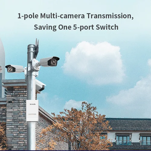 Imagen 2 del producto Tenda OS3 5KM 5GHz 867Mbps exterior CPE inalámbrico 5G WiFi repetidor extensor enrutador AP punto de acceso puente Wi-Fi p a p