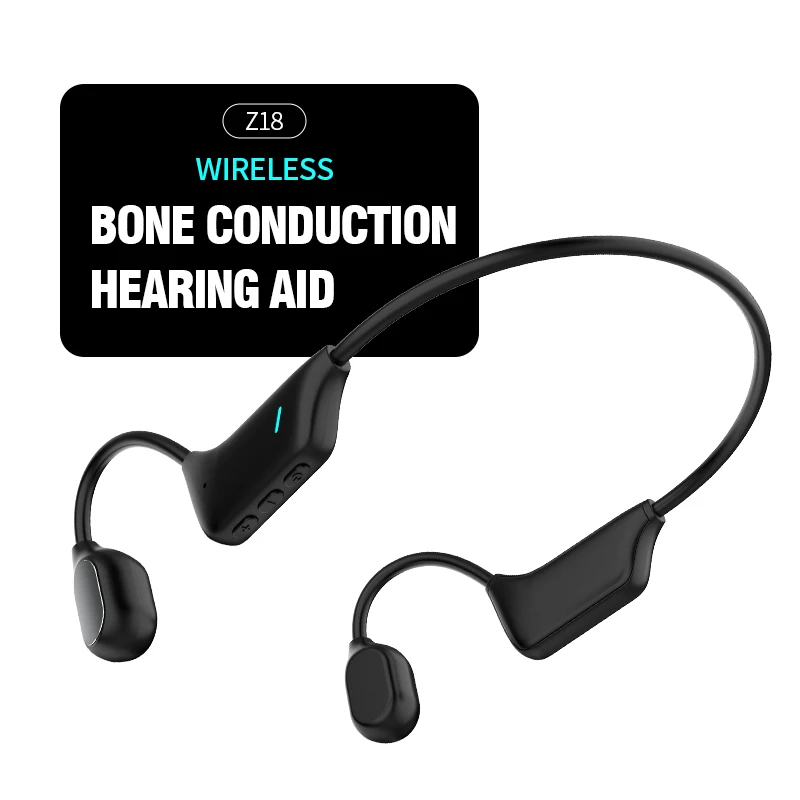 Bandeau à Conduction osseuse pour personnes âgées, aide auditive, soulagement des acouphènes, sans bruit, 8 heures de temps de jeu, Runkang Z-18 OTC, Super capacité claire