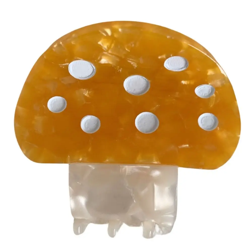 

Personalized Acetate Acetic Acid Mushroom Hair Claw Cartoon Hairpin Cute Hair Clip Headdress Y2k Small Shark Clip Daily