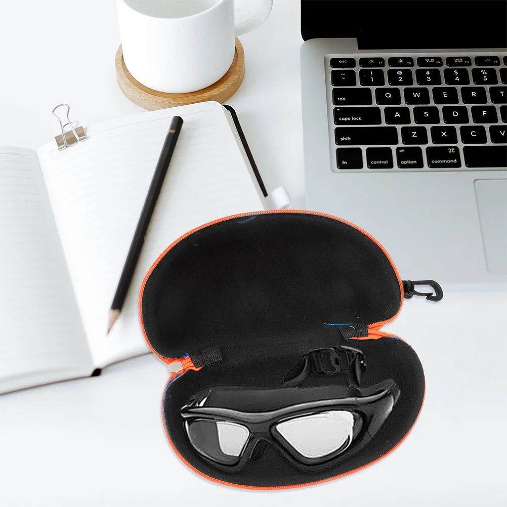

2Pcs Sunglasses Cases Protective Eyeglass Storage Swim Goggle Case Portable Lightweight Storage Holder Travel Glasses Box