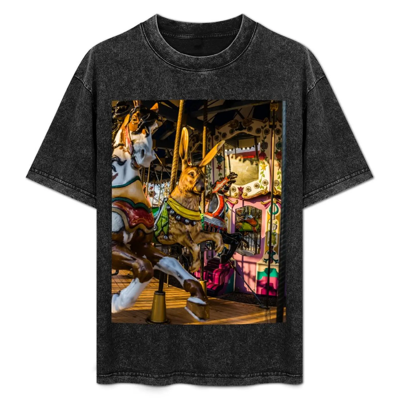 

Carousel T-Shirt Casual Soft Cotton Short Sleeve Tee