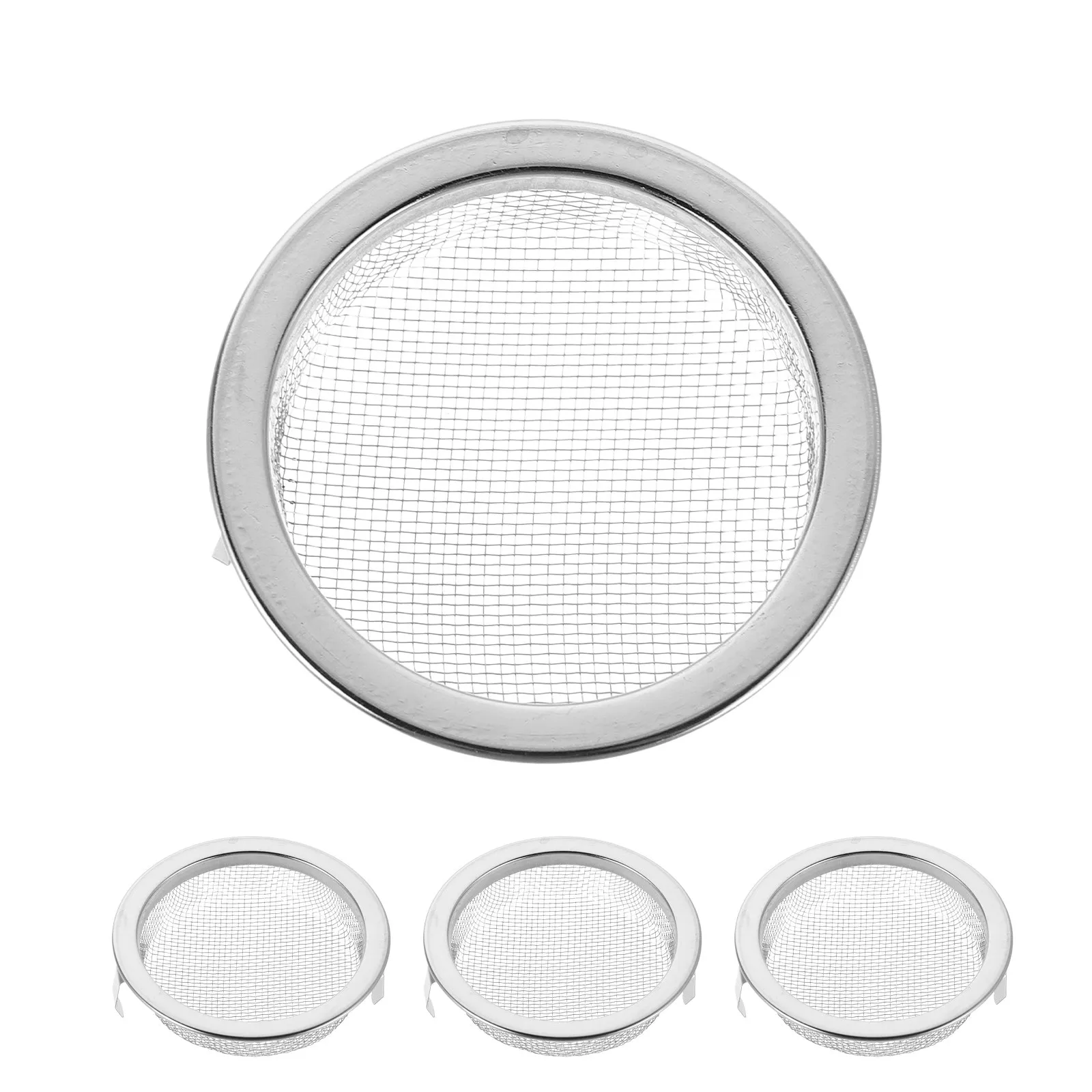 4Pcs Moxibustion Accessories Stainless Steel Mesh Filter Screens Reusable Dust Collector Covers for Moxibustion Set Replacement