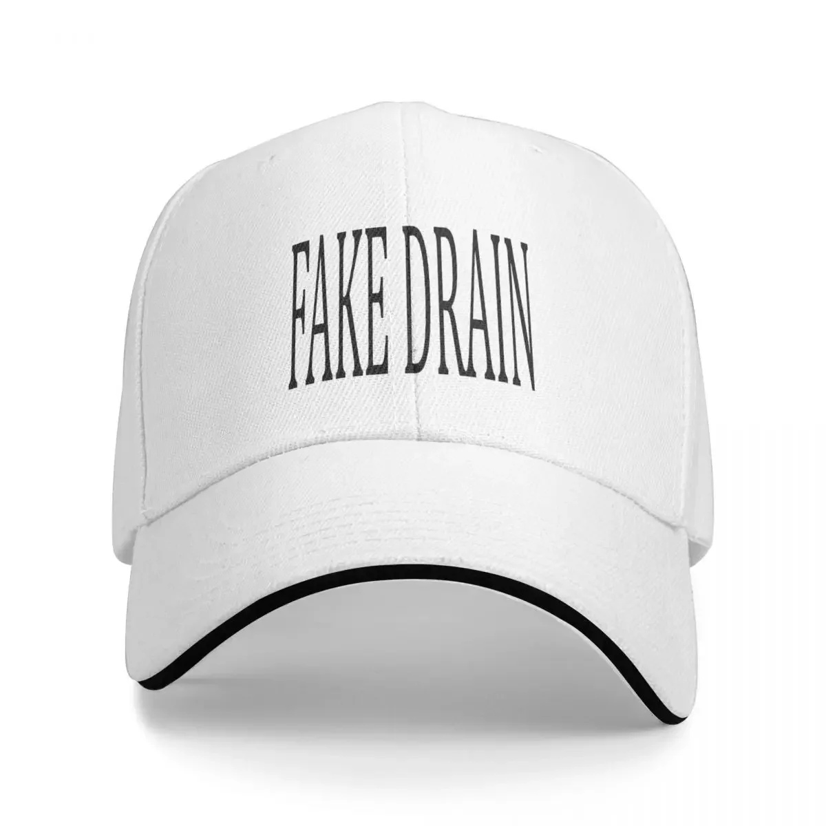 FAKE DRAIN Cap Fashion Casual Baseball Caps Adjustable Hat Hip Hop Summer Unisex Baseball Hats Customizable Polychromatic