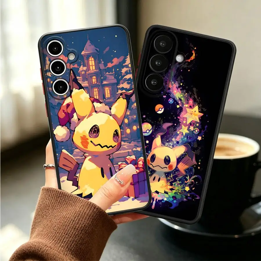 P-okemonss Mimikyu Phone Cover Case for Samsung Galaxy A17 A52 A73 A33 A56 A55 A35 A53 A34 A36 A16 A15 A54 A23 A52S A72