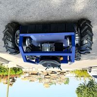 Customized AWY Inteligent Lawn Mower Wheel Remote Control Lawn Mower Walking Speed 5KM/H With CE EPA Certified