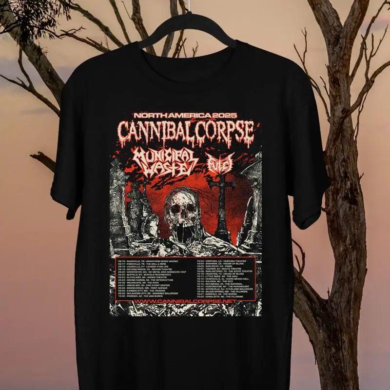 

Футболка Cannibal Corpse North American Headlining Tour This Fall Vx16