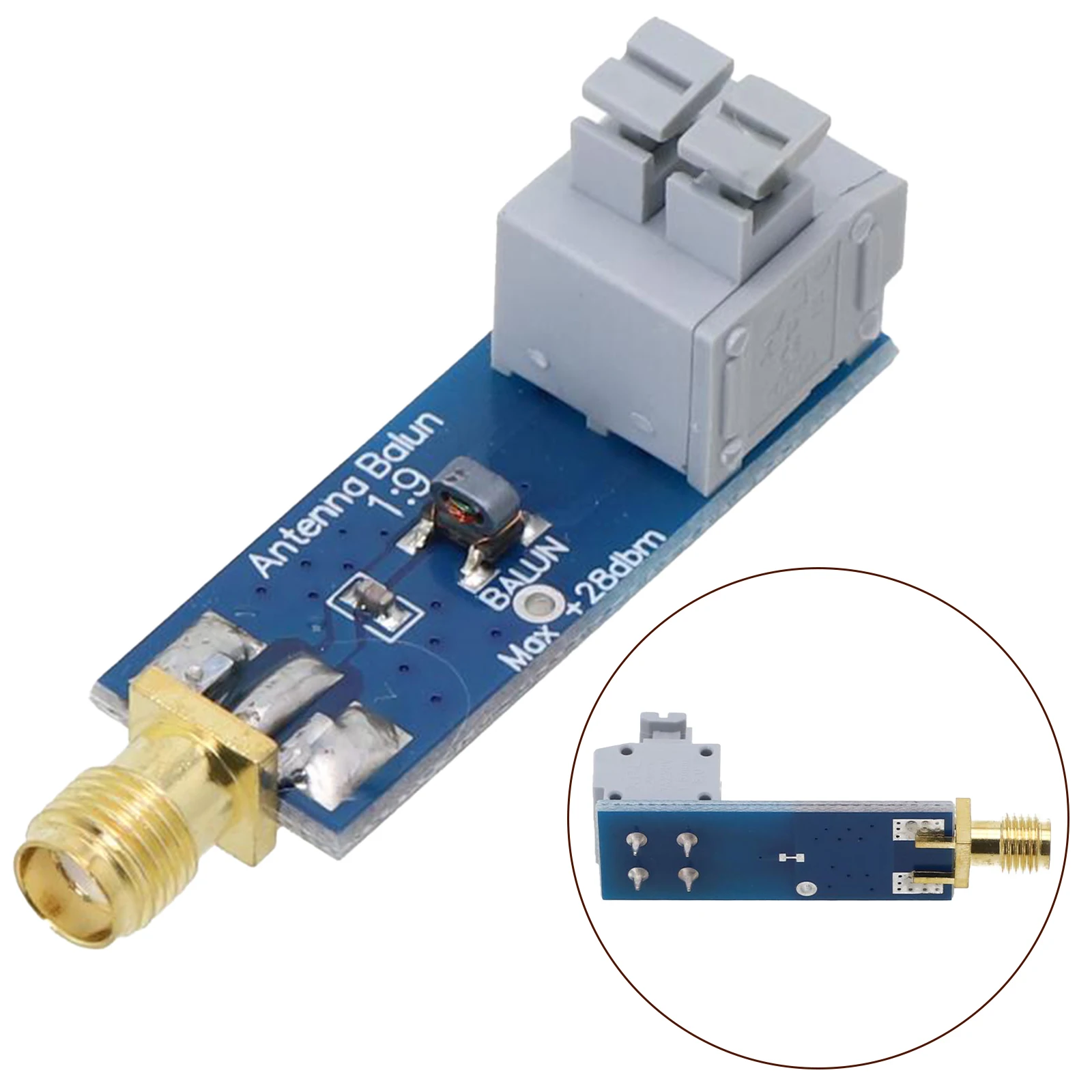 1:9 HF Balun Long Wire Transformer 9:1 Unun For Ham Radio Dipole For RTL-SDR For SMA Female Connector Low Loss