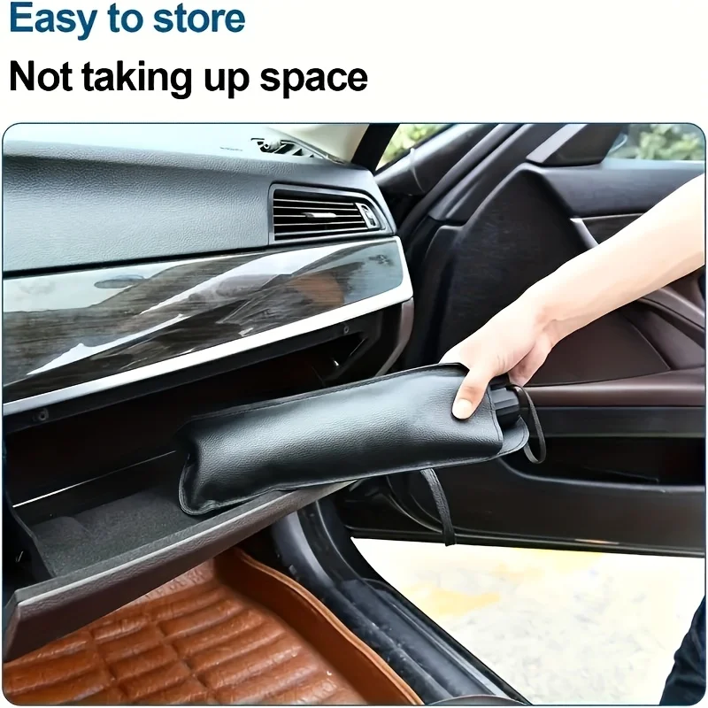 

One-Piece Windshield Sun Umbrella: Easy Install, Foldable & Heat-Resistant. Essential for Cars, SUVs, Trucks. Summer Must-Have!