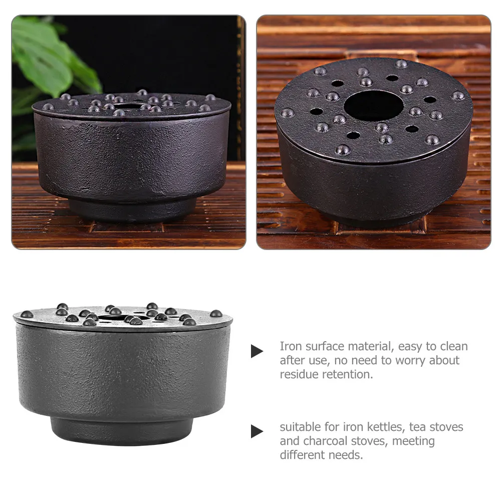 Insulated Base For Iron Kettle Cast Iron Tea Stove Alcohol Burner Camping Cooking Accessory Mini Stove Outdoor Gear