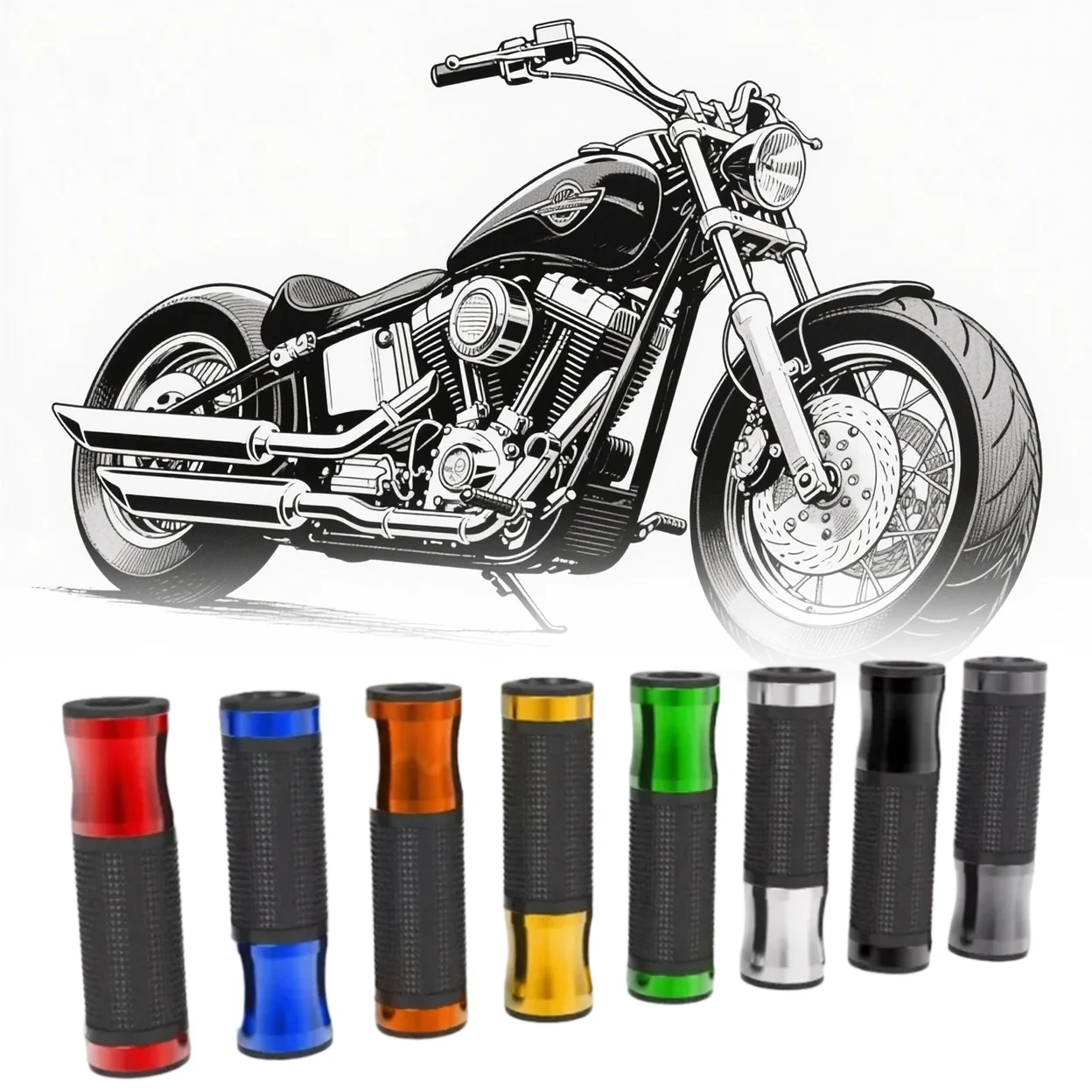 

Мотоциклетная ручка с ЧПУ, 7/8 ручек, педаль, байкерский скутер, модифицированный руль, дроссельная заслонка, поворотная ручка