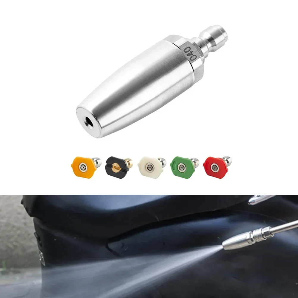 

High Pressure Nozzle Pressure Washer 1 6 Pieces Ergonomic Cleaning Nozzle Design Versatile Applications Easy Maneuverability