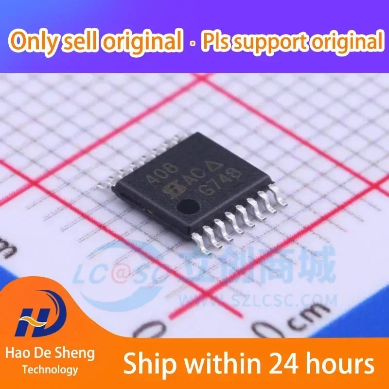 10PCS/LOT DG408DQ-T1-E3  DG408DQ TSSOP-16 New Original In Stock