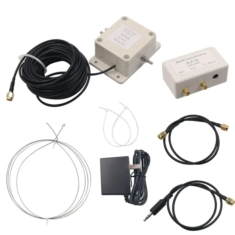 

100KHz-30MHz Create Clearer Sound Quality Small Loop Antenna Active Antenna For Shortwave Radio