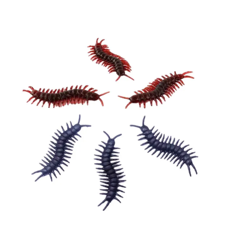 

30Pcs Halloween April Fool's Day Simulation Centipede Toy Novelty Animal Small Toy Model Funny Children's Prank Holiday Gifts