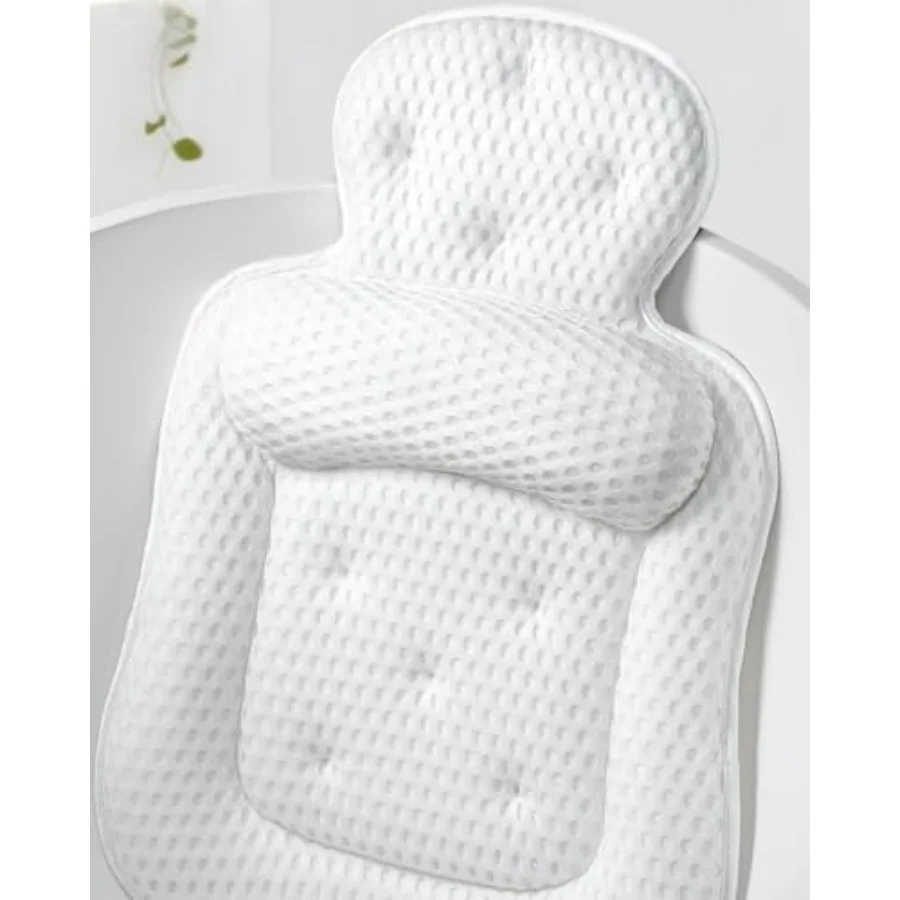 

Подушки для ванны: удобная подушка для ванны для головы и шеи с мягкой 3D-сетчатой тканью и 54 нескользящими присосками Relaxi