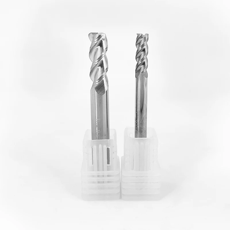 3F Carbide Corner Radius End Mill Uncoated Tungsten Carbide Milling Cutter for Aluminum R0.2 R0.5 R1 1-12mm CNC Endmills