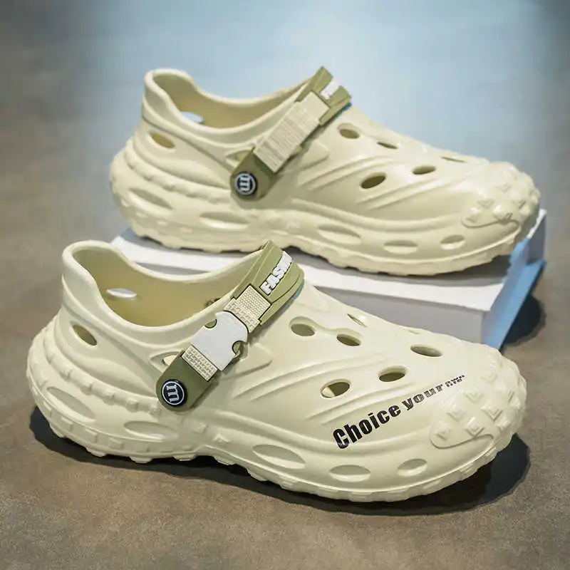 

Anti-skid Anti-slip Man Sandals Clogs Slippers Large Size Shoes White Flip Flops Sneakers Sports China Sepatu Low Offer