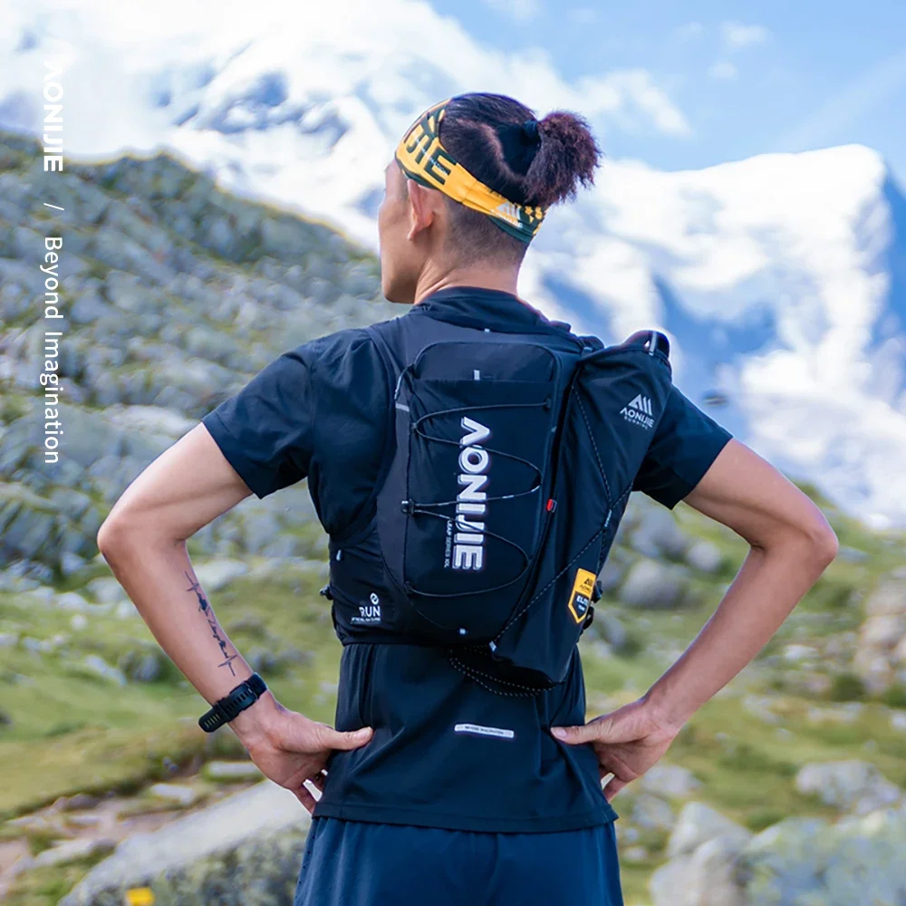 AONIJIE Outdoor Sport Hoofdbanden voor Mannen en Vrouwen Vochtafvoerende Zweetband Elastisch voor Hardlopen Fitness Yoga Fietsen E4431