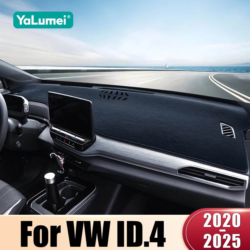 For Volkswagen VW ID.4 ID4 2020 2021 2022 2023 2024 2025 Car Dashboard Sun Shade Cover Mat Instrument Desk Non-slip Pads