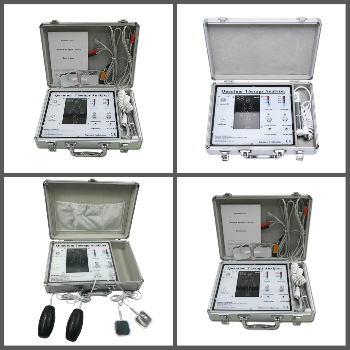 2 In 1 Quantum Health Analyzer Sub-health Diagnostic Machine Full Body Weak Magnetic Resonance Scanner For Home Spa Clinic