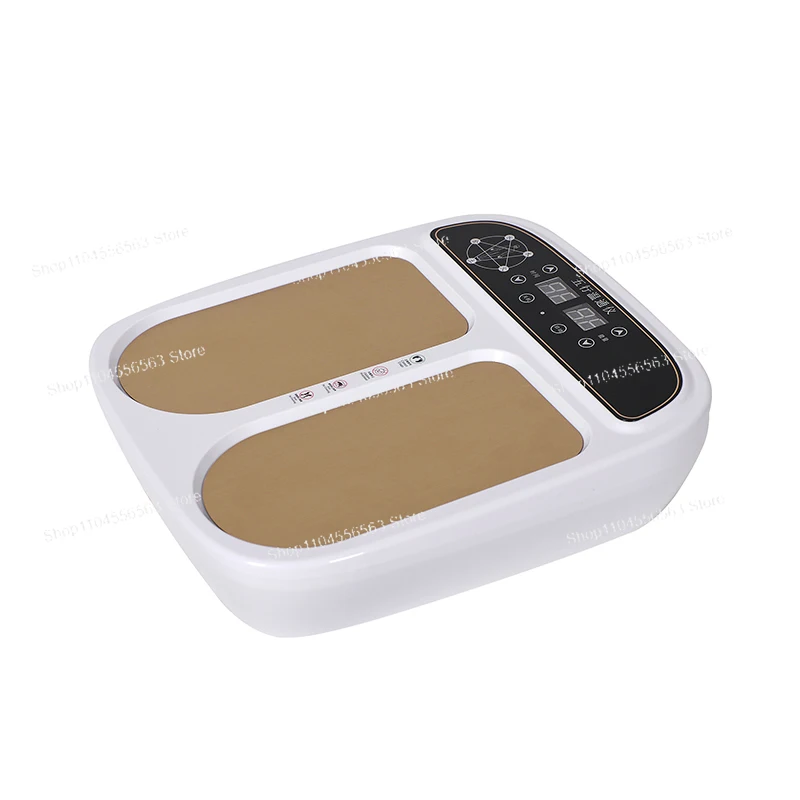 

A terahertz foot treatment device equipped with magnetic energy and thermal technology