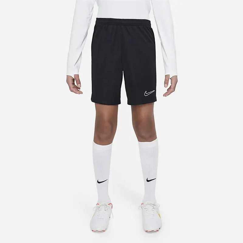 Pantalones cortos de fútbol de punto para niños grandes Nike Authentic Dri FIT Academy DR1364-010