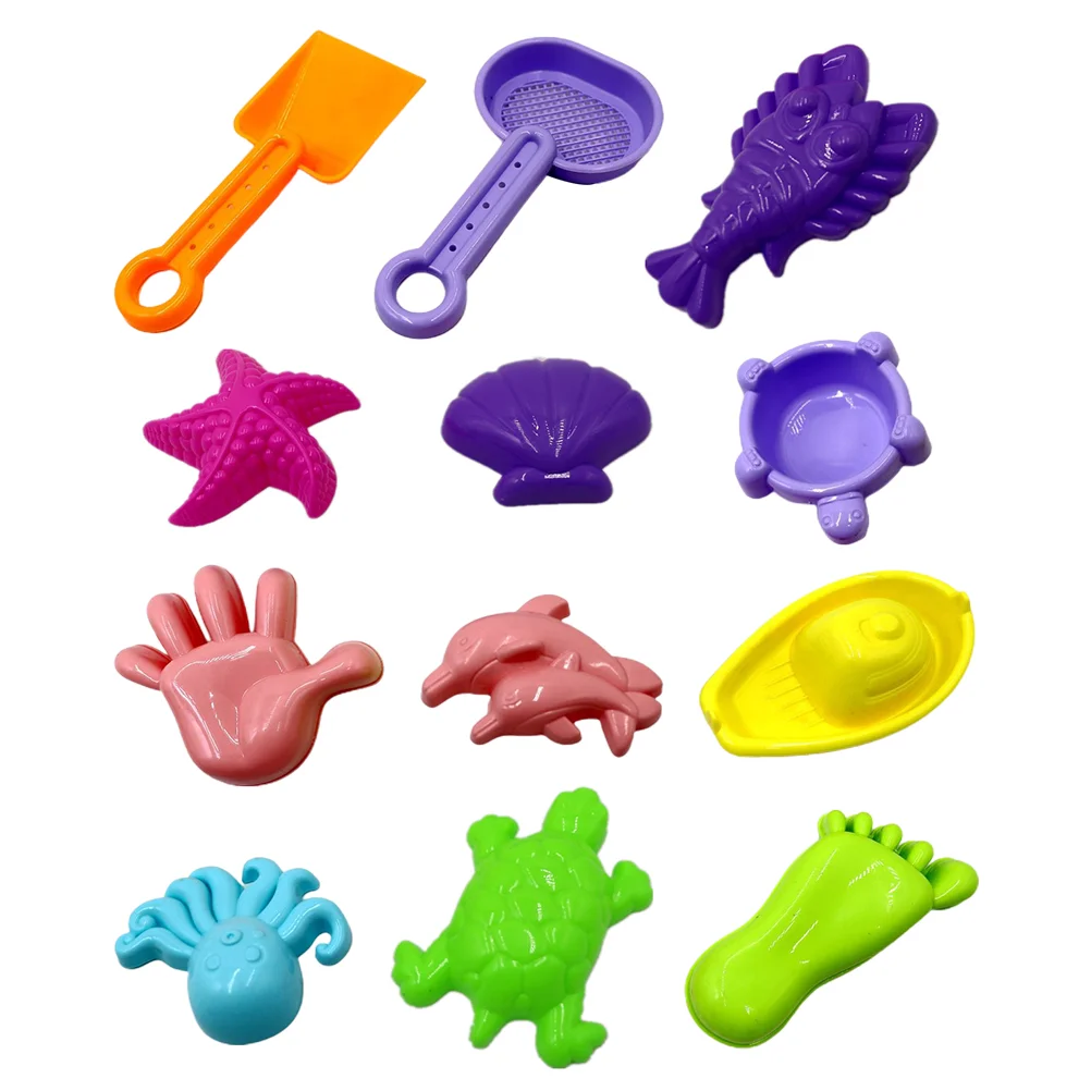 28 Pcs Space Beach Molds for Kids Colorful Toys Fine Workmanship Safe Rounded Grip Tools Set Educational Toys