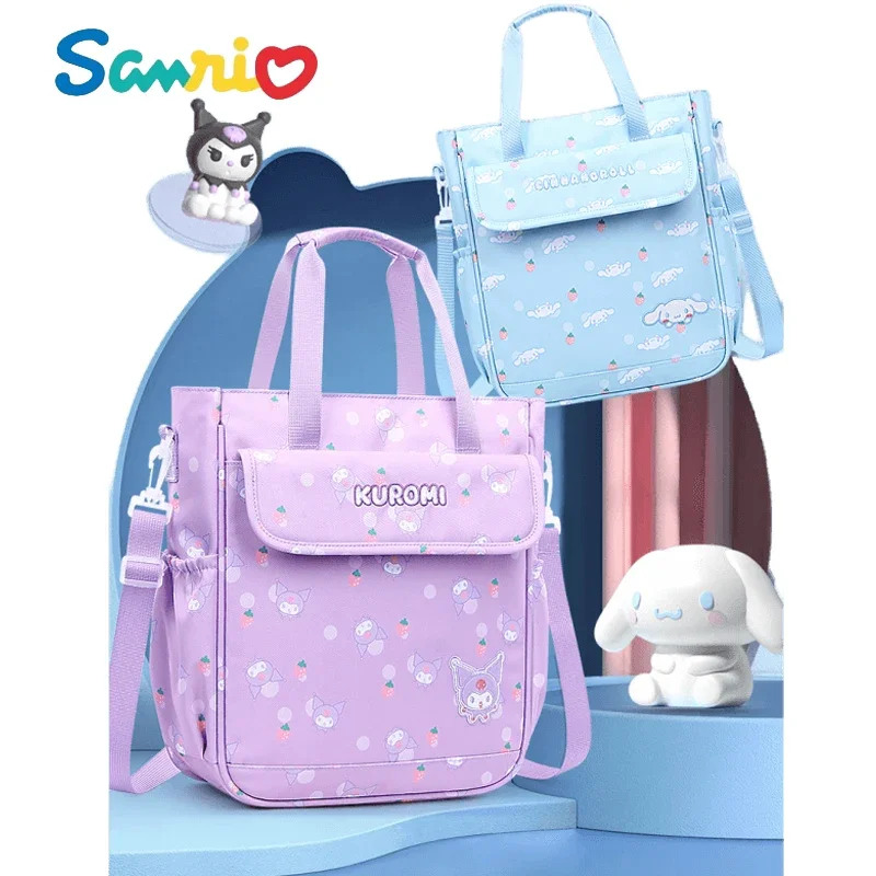 Sanrio Hellokittys Cinnamoroll Kuromi borsa per il tutoraggio degli studenti della scuola primaria borsa per l\'arte della ragazza borsa per il