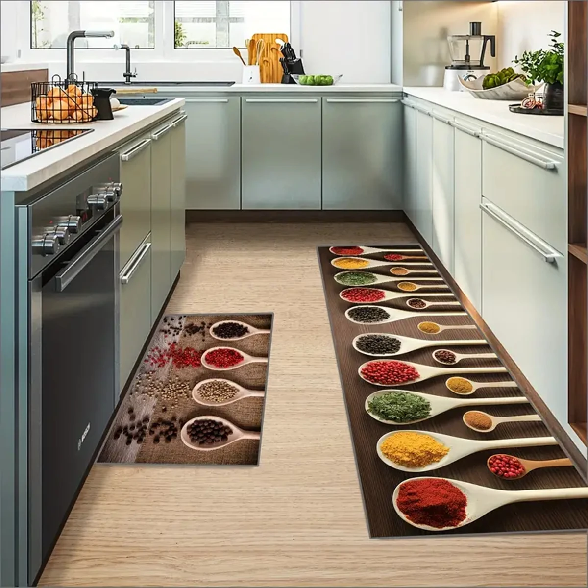 Tapis de cuisine non ALD, machine à tapis de cuisine de grande taille, Airways, virus de sol, décoration d'intérieur, 1 pièce