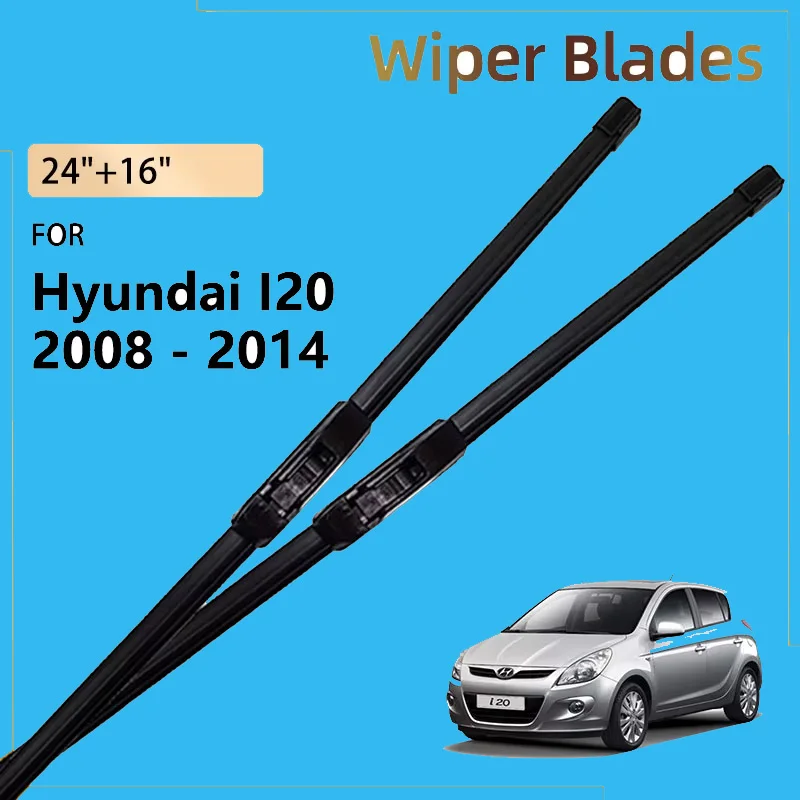 

For Hyundai I20 2008 - 2014 2013 2012 2011 2010 2009 PB Accessories Car Front Wiper Blade Windshield Windscreen Window Brushes