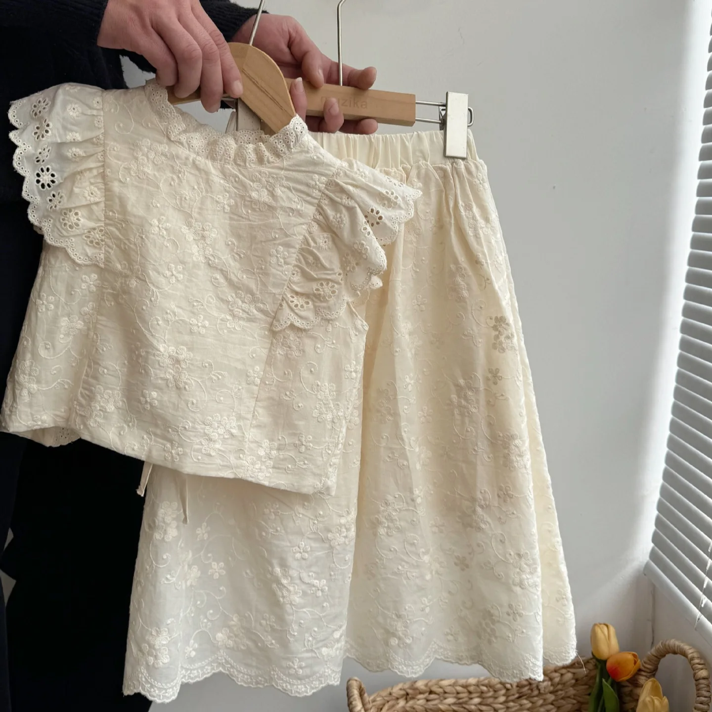 Girls' Spring/Summer 2026 New Girl Baby Top Short Skirt Korean Version Forest Children's Clothing