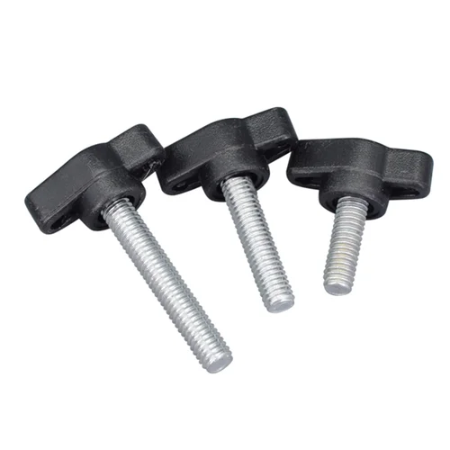 1 unidad M4 M5 M6 M8 M35 # Tornillo de apriete manual de baquelita ciruela de diámetro de cabeza/tornillo de perilla de mano de cabeza de plástico de mariposa