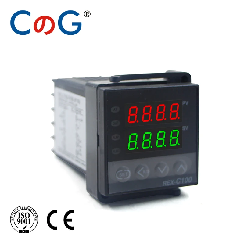 CG REX-controlador de temperatura del termostato, 48x48mm, 600, entrada de 800 grados, K J, PT100, 0-10V, 4-20mA, salida PID, relé SSR, 220V, 24V,