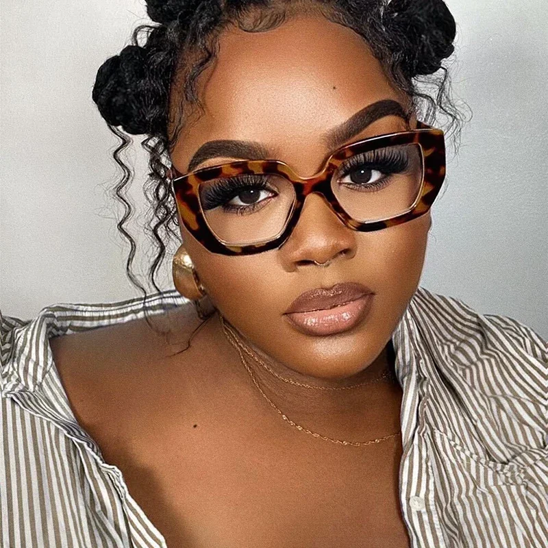 New Clear Thick Frame Eyewear Anti Blue Light Blocking Glasses Square Optical Eyeglasses Unisex Gafas Lectura Очки Gafas De Sol