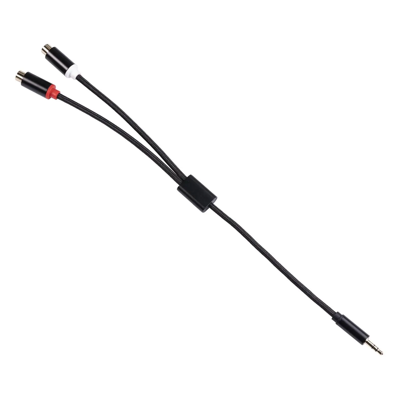 3.5mm to RCA Audio Adapter Cord Dual Male Output Shielded Cable for Car Stereo Head Unit AV Amplifier Music Player