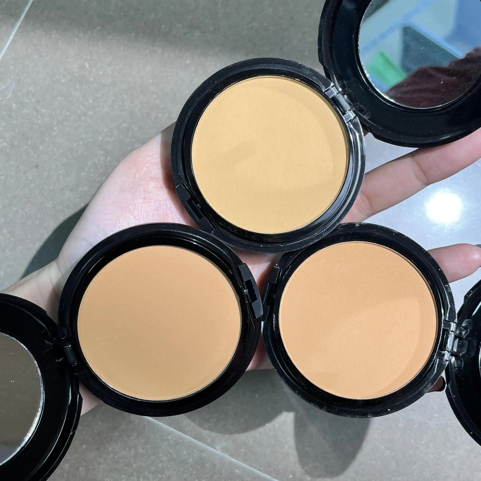 Oil-control Long-lasting Face Concealer Makeup Bronzer Powder Matte Mineral Finishing Bronzer Contour For Dark Skin