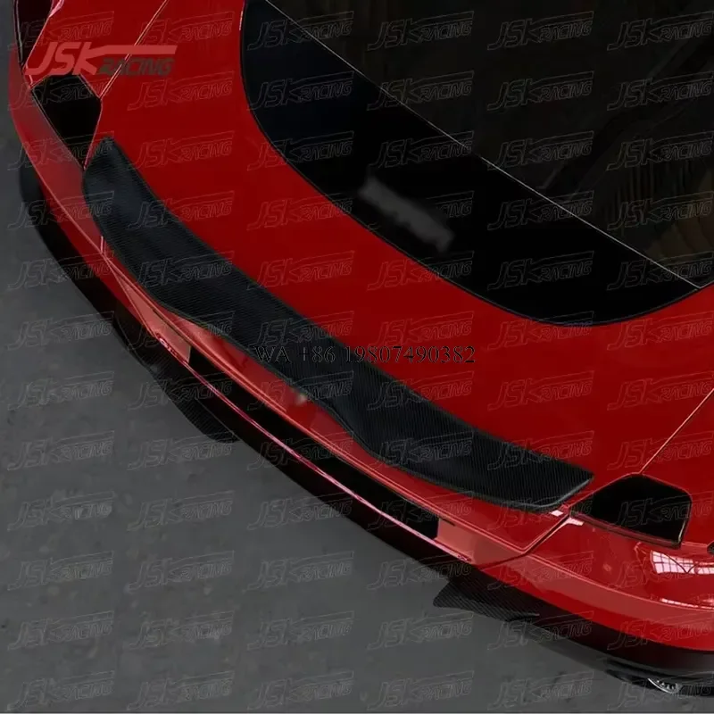 Wmwmnu for DMC Style Carbon Fiber Rear Spoiler for Roma 2020-2022 Matte Plain Weave Trunk Wing Auto Body Kit Accessories