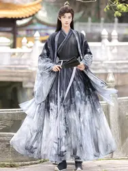 Male And Female Song Style New Item Waist Length Ink Wash Chinese Style Daily Hanfu Suit Chinese Style Cosplay Costume
