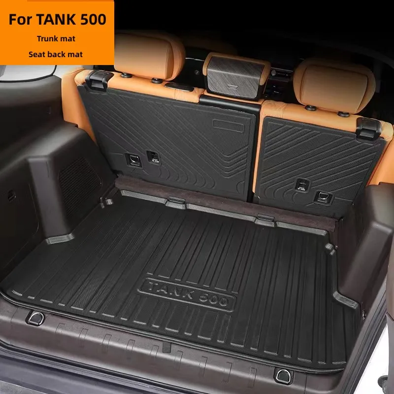 

Car Trunk Mat Special Waterproof Wear-resistant Cushion Seat Back Cover For Great Wall GMW Tank 500