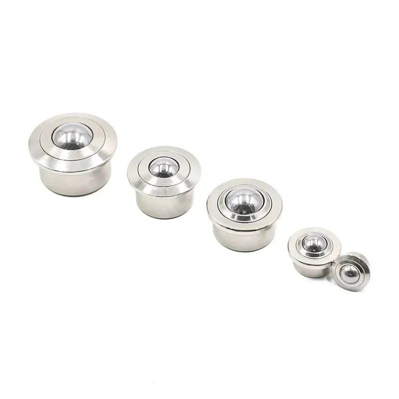 20PCS Heavy Duty Ball Transfer Unit Conveyor Ball Caster Roller Bearings Embedded Built-in SP8 SP12 SP15 Universal Castor