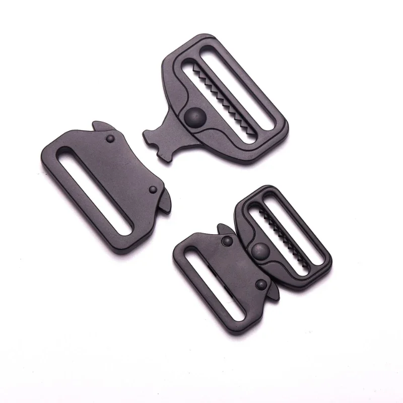 25mm 32mm 38mm Metal Safety Buckles Silver Black Quick Side Release Buckle For Belt Strap Adjuster Luggage Bags DIY Accessories