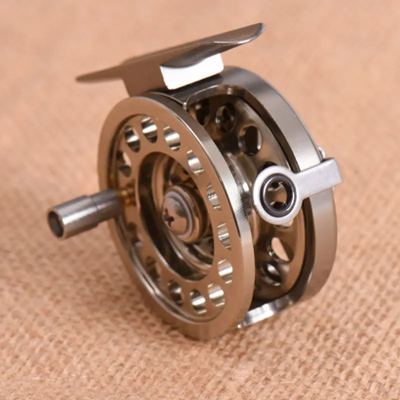 Front fishing reel, fishing line wheel, aluminum alloy CNC valve , fly wheel, all metal