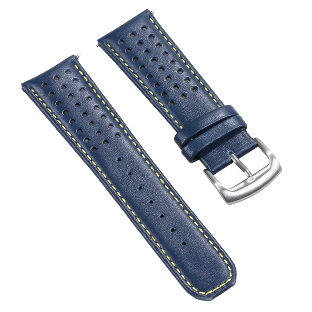 Genuine Leather Watch Strap Suitable for Citizen Blue Angels AT8020-03L JY8085 Men's Leather Strap 22/23mm
