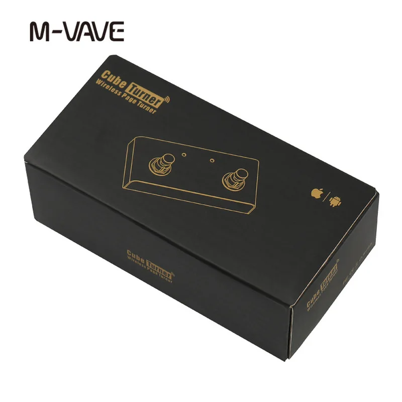 M Vave Bluetooth Page Turner & Looper Pedal, Wireless Controller For Electric Guitar, Ideal For Live Instrument Performance