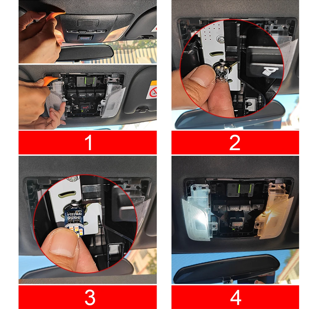 لأودي A3 8L 8V 8P S3 RS3 2000-2019 2003 2004 2005 2006 2008 2009 2014 2016 سيارة LED الداخلية مصباح على شكل قبة الجذع إكسسوارات مضيئة #6
