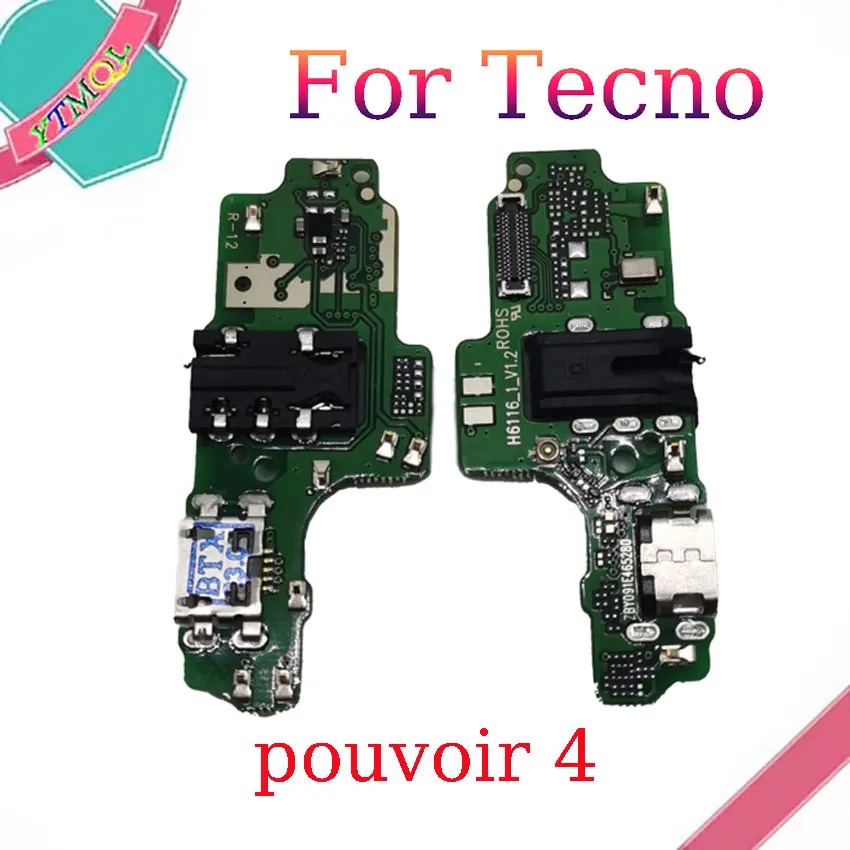 1Pcs USB Charging Dock Port Board For Tecno pouvoir 4  Flex Cable