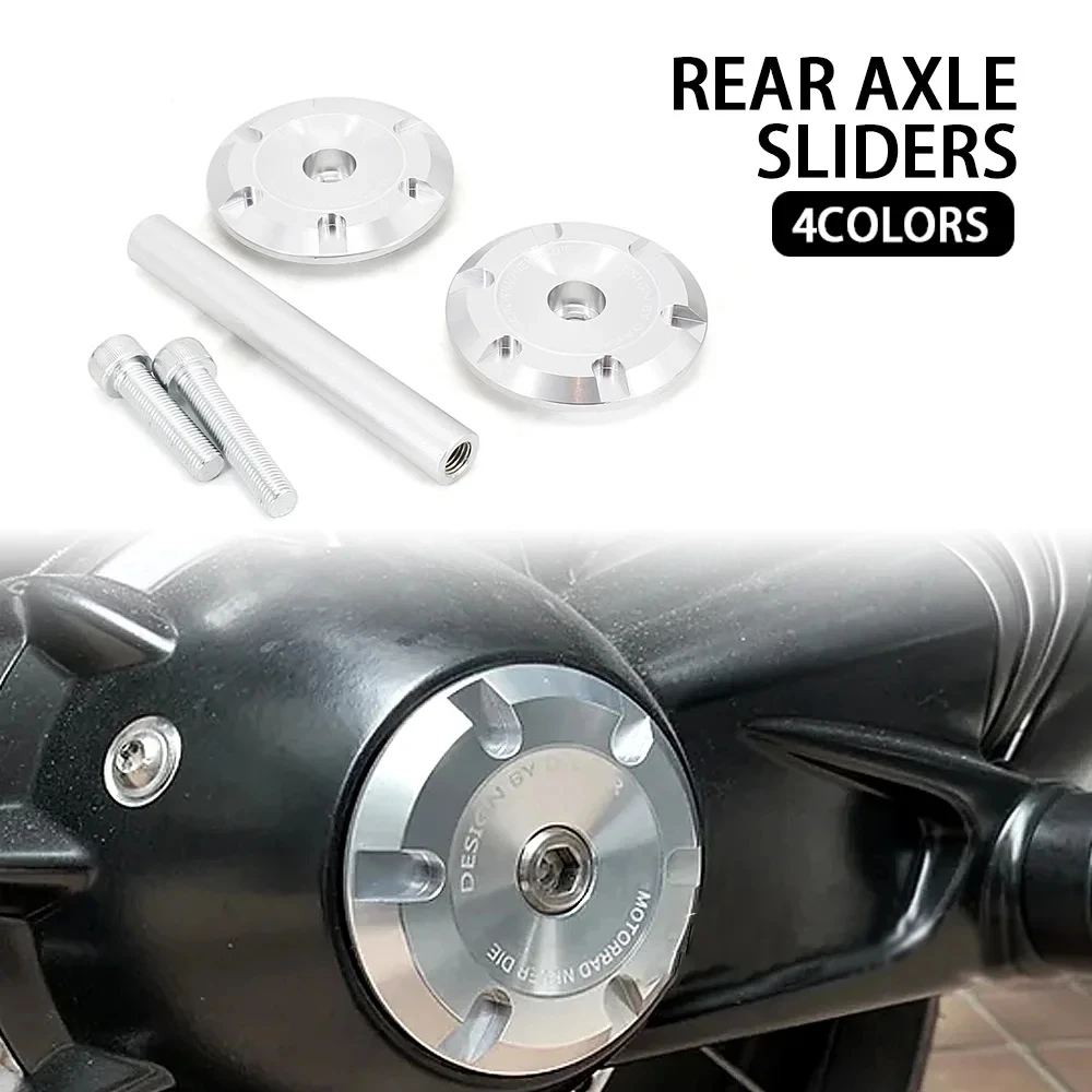 

New R9T Rear Refit Wheel Fork Axle Cap Crash Pads Slider Protector For BMW RnineT Scramble RNINET Racer R NINET Pure Urban G S