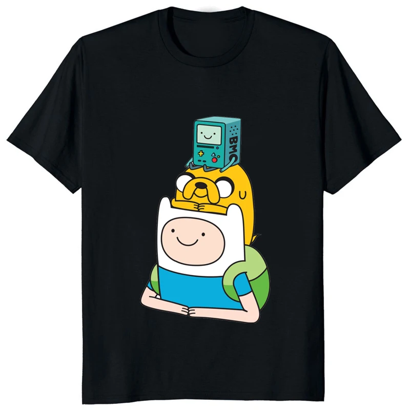 Adventure Time Tshirts Funny Comic Carroon Retro T Shirt Humor Anime Acg Fans Otaku T-shirt Harajuku Hip Hop Streetwear Clothing